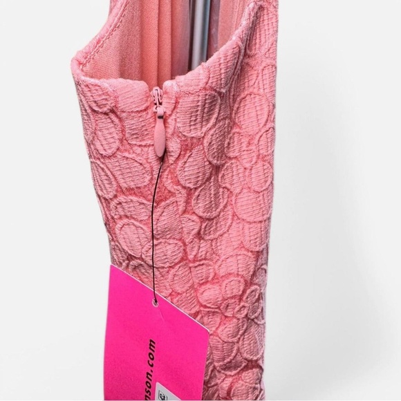 Betsey Johnson Fit and Flare Pink Flower Dress size 14 - Picture 6 of 9